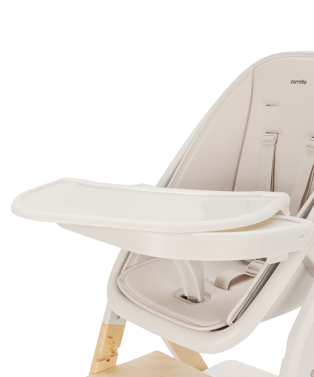 Шезлонг, стульчик  Ergo 2025 Столик регулируется в двух положениях и оборудован подносом.